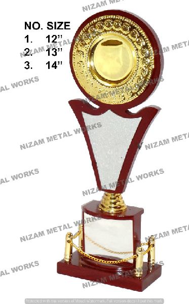 Wooden Cricket Trophy