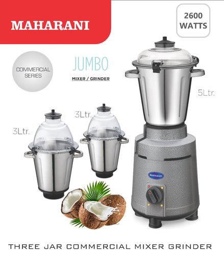 2600W Commercial Fully Loaded Heavy Duty Mixer Grinder