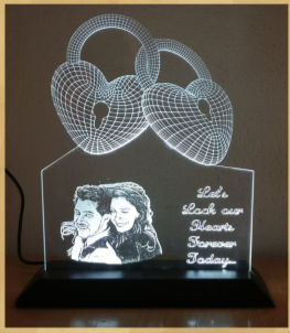 3D Illusion Acrylic Lamp with LED Light
