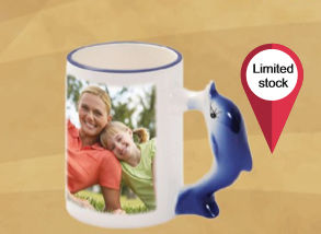 Dolphin Handle Mug