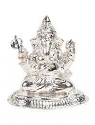 Silver Ganesha Statue