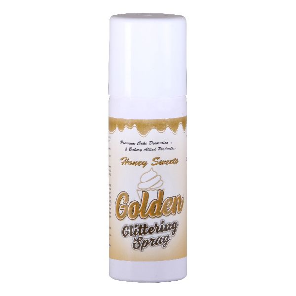 Golden Glittering Spray