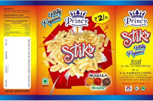 Princy Stick Fryums Snacks