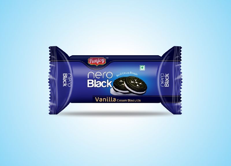 40gm Vanilla Cream Nero Black Biscuits