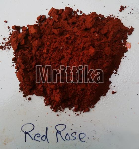 Red Rose Colored Clay Powder