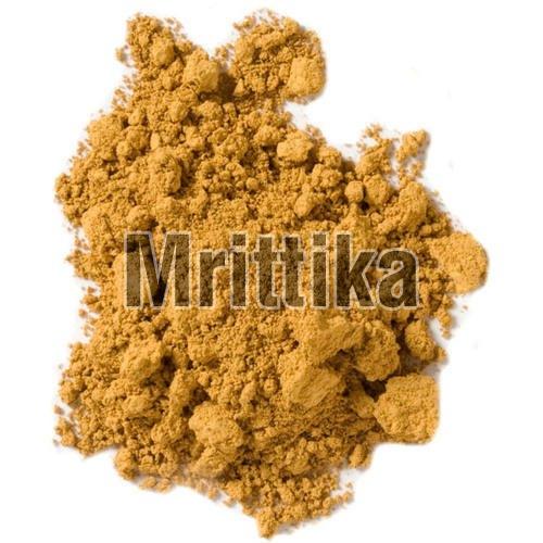 yellow ochre powder