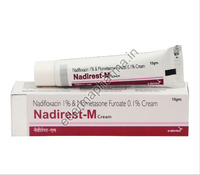 Nadifloxacin 1% & Mometasone Furoate 0.1% Cream