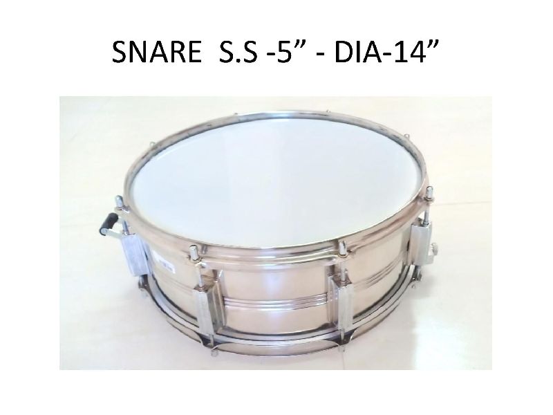 Stainless Steel Snare Drum