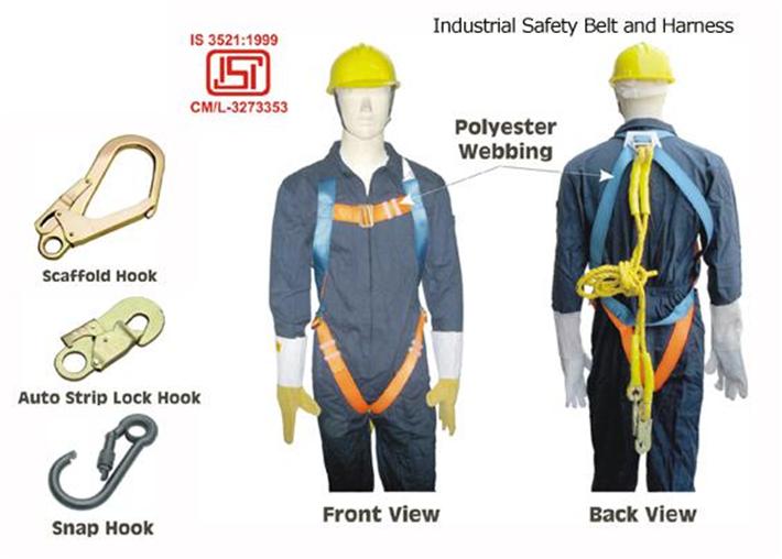 Industrial Safety Belt with Fall Arrester