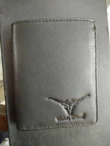 Mens Black Leather Wallet