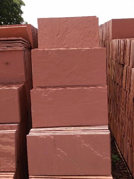 natural red sandstone tile
