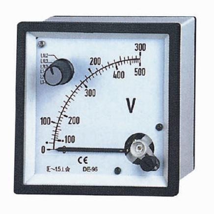 Analog Moving Iron Selector Switch Meter