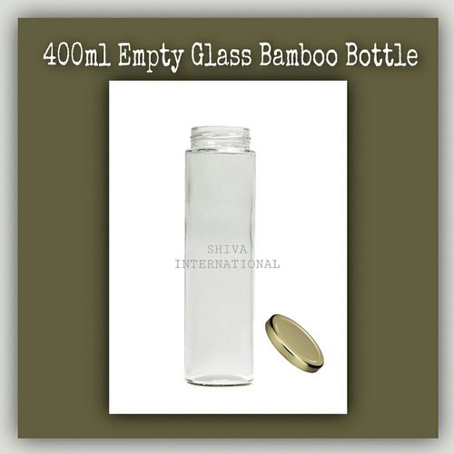 400ml Bamboo Glass Bottle