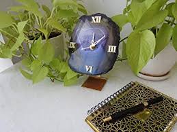 Natural Agate Clock