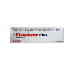 Aceclofenac & Cyclobenzaprine Hydrochloride Tablets