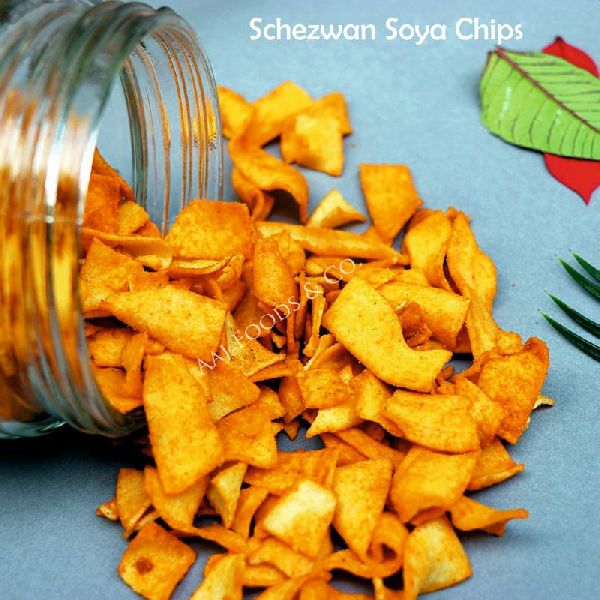 Schezwan Soya Chips