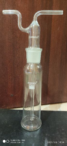CORNSIL® Laboratory Gas Washing Bottle