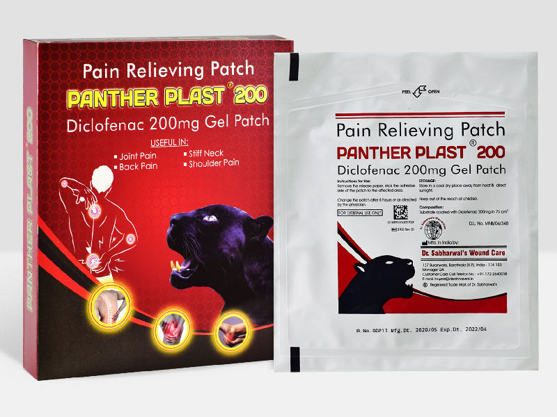 Panther Plast 200 Diclofenac Transdermal Patch