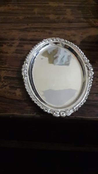 Silver Oval Plate