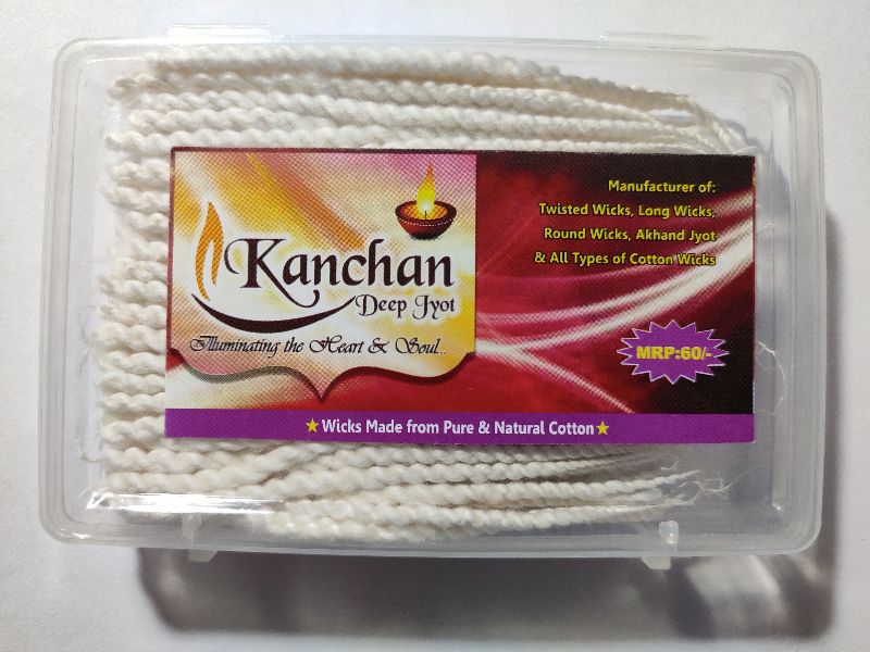 Kanchan Twisted White Wicks