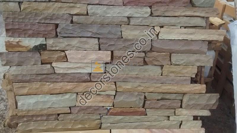 Autumn Brown Sandstone Thin Stone Veneer Ledge Stone