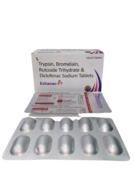 Trypsin+Bromelain+Rutoside+Trihydrate &amp; Declofenac Sodium Tablets
