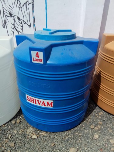 Blue Plastic Water Tank