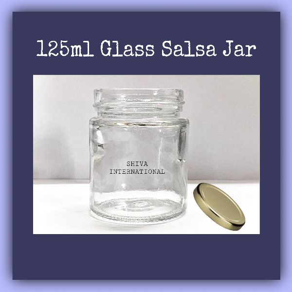125ml Clear Glass Jar