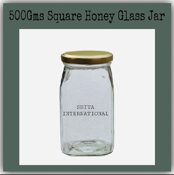 500gm Honey Glass Jar