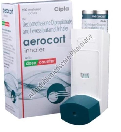 Brand Aerocort Inhaler with Dose Counter (200MDI)