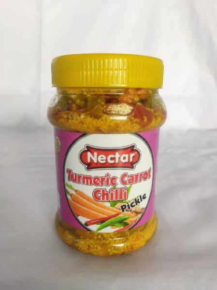 Turmeric Carrot Chilli Pickle