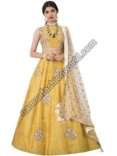 Silk Lehenga Dress Material
