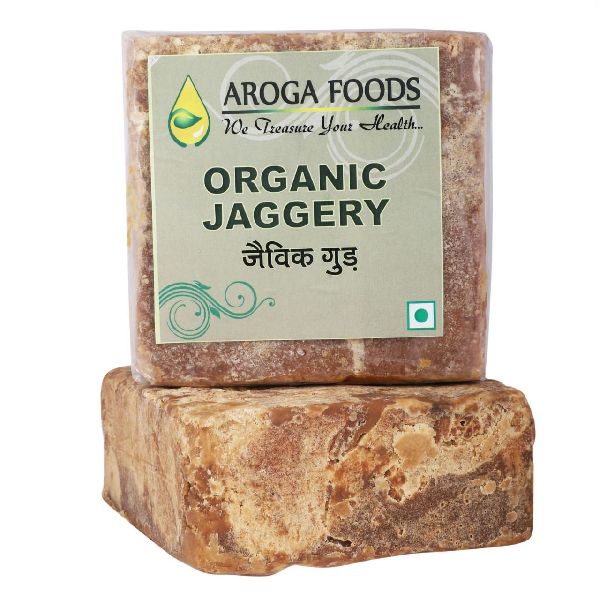 Aroga Foods Organic Ginger Jaggery Cubes