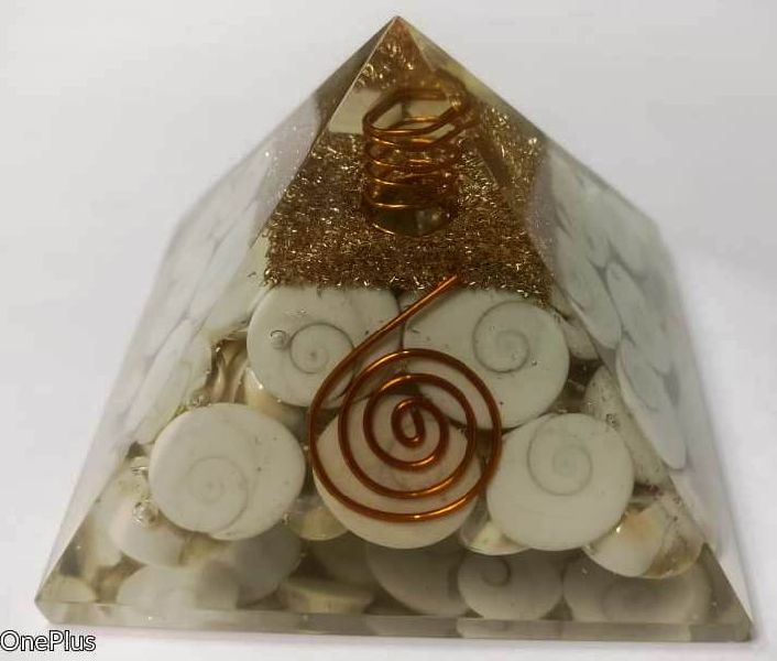 70-75mm Orgone Pyramid with Shiva Eye