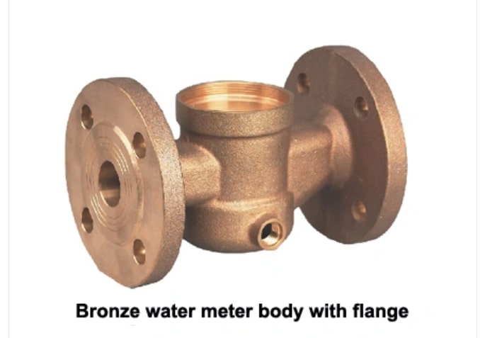 Bronze Flange Water Meter Body