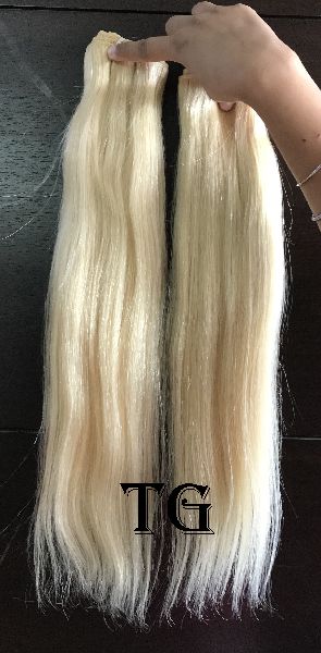 Straight Blonde Human Mongolian Hair Extension bundles