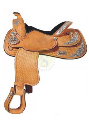 Article No. SI-1033 Leather Western Saddles