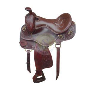 Article No. SI-1067 Leather Western Saddles