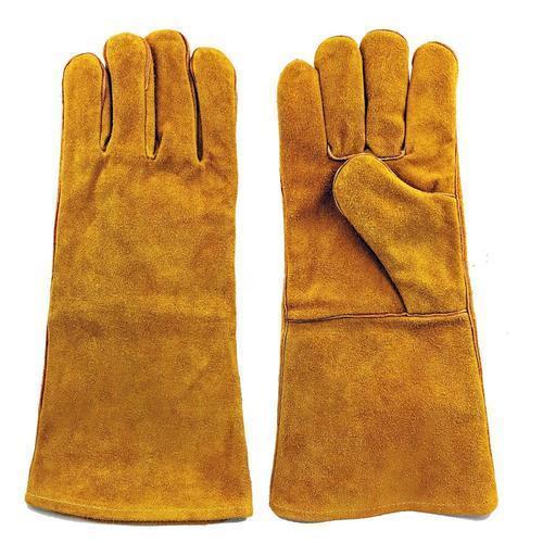 Suede Leather Welding Safety Gloves