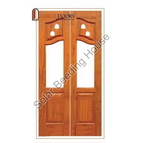 Pooja Rooms Teak Wood Door