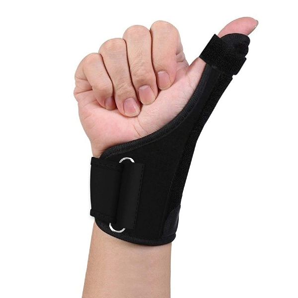 Thumb Support Finger Splints for Pain Relief - Black