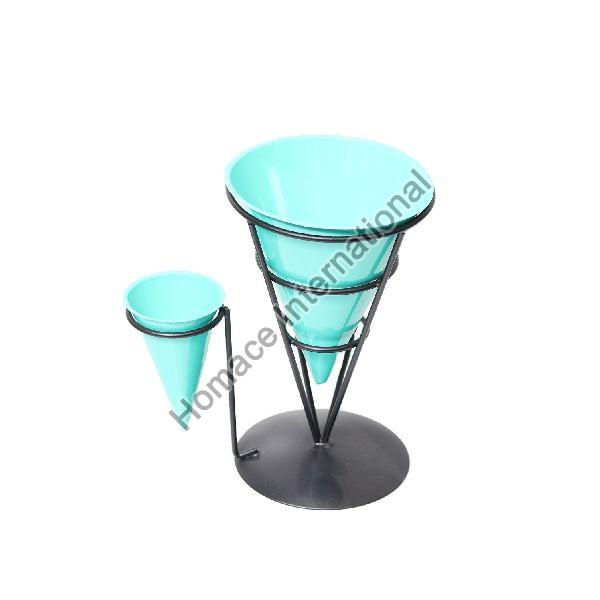 Cone Shaped Planter with Stand