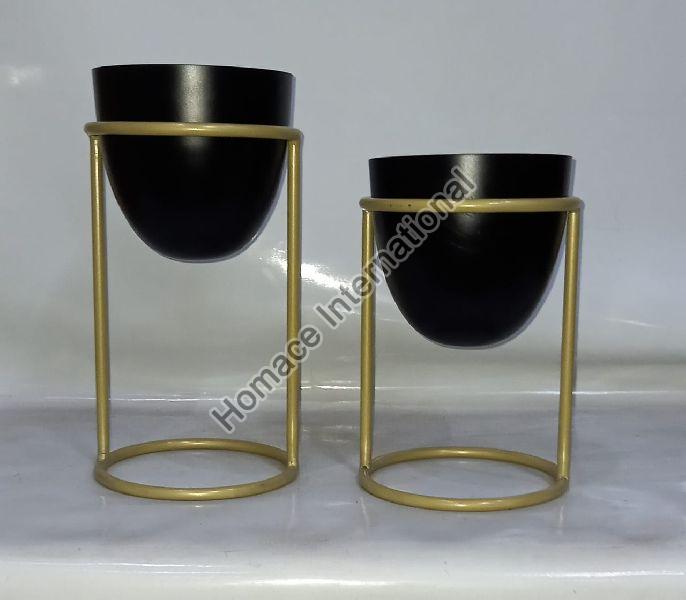 FLOOR IRON POT STAND FOR OFFICE AND HOME