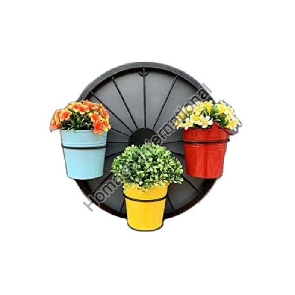 ROUND WALL PLANTER FOR HOME AND OFFICE DECORATION