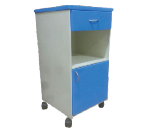 Hospital Bed Side Locker with ABS Panel