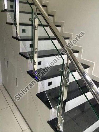 Stainless Steel Stair Glass Railing