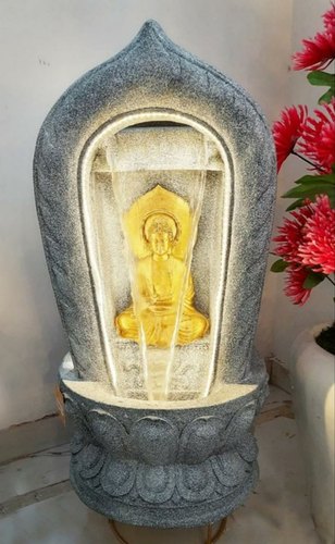 Fiber Buddha Water Fountain
