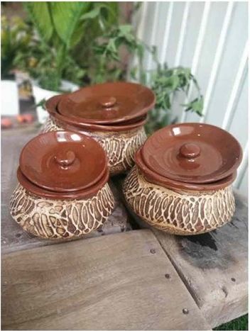 Boond Jalebi Ceramic Handi Set