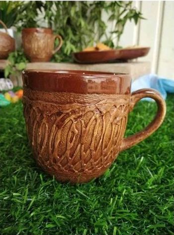 Brown Ceramic Coffee Mug