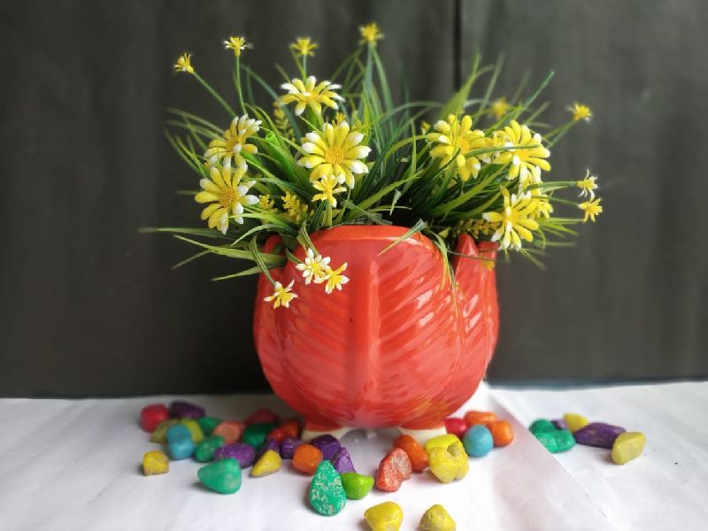 Flower Shape Ceramic Flower Pot
